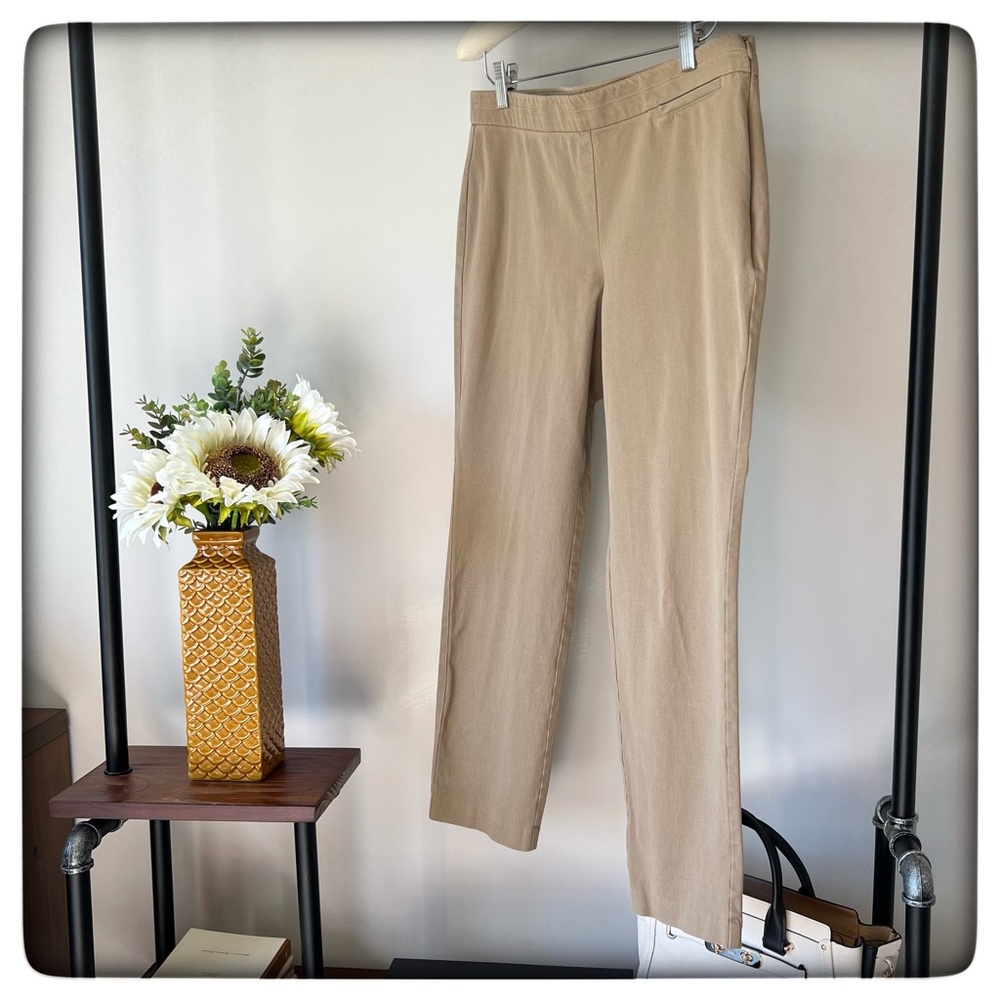 ☘️ J. JILL precision stretch cotton slim leg ankle pants